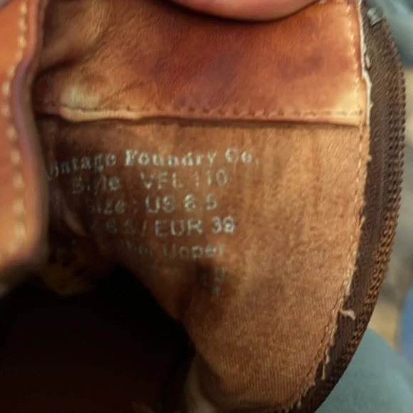 Women’s Brown Leather Boots - Picture 7 of 7